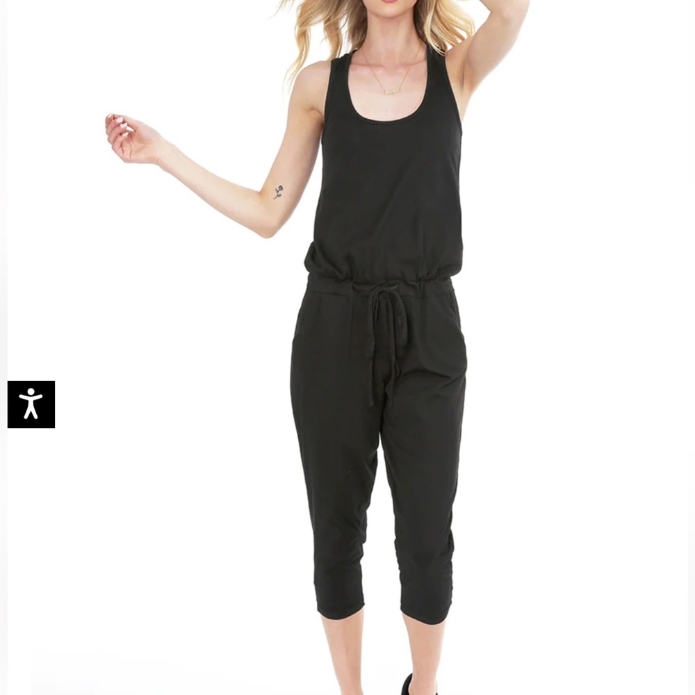 Green jumpsuit